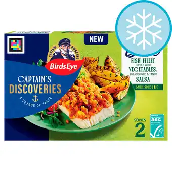 Tesco Birds Eye Captain's Discoveries Mexican Inspired Bake Fish Fillets 380g offer