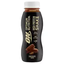 Tesco Op/Nutri High Protein Shake Chocolate 500Ml offer
