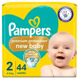 Tesco Pampers Premium Protection New Baby Size 2 44 Nappies offer