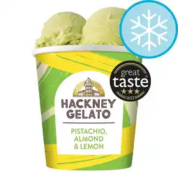 Tesco Hackney Gelato Pistachio, Almond & Lemon 460ml offer