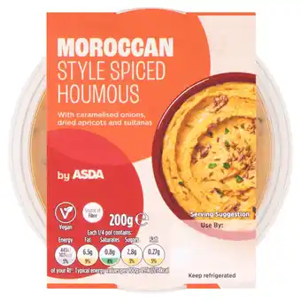 Asda ASDA Moroccan Style Spiced Houmous offer