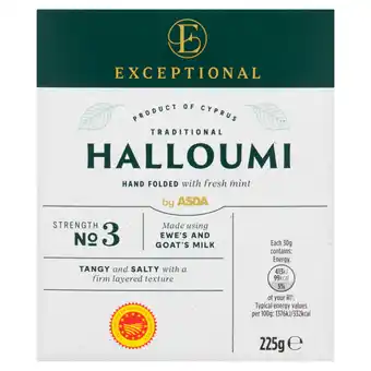 Asda Exceptional by ASDA Traditional Halloumi 225g offer