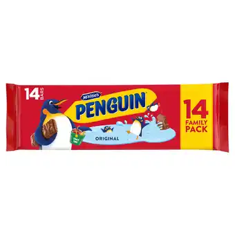 Iceland McVitie's Penguin Original Biscuit Bars 14 x 24.6g offer