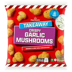 Morrisons Morrisons Takeaway Breaded Garlic Mushrooms offer
