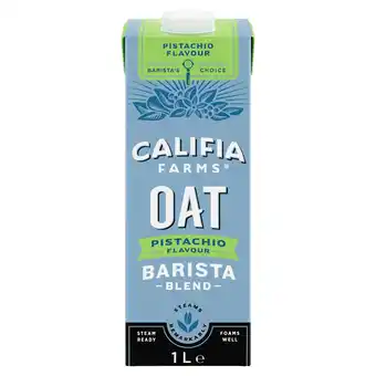 Tesco Califia Farms Oat Pistachio Barista 1L offer