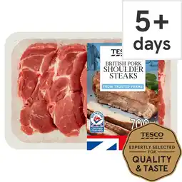 Tesco Tesco Pork Shoulder Steaks 700G offer