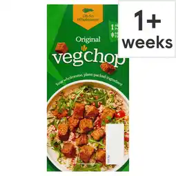 Tesco Oh So Wholesome Veg'chop Original 250g offer