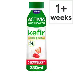 Tesco Activia Kefir Strawberry Gut Health Yoghurt Drink 280ml offer
