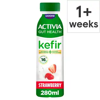 Tesco Activia Kefir Strawberry Gut Health Yoghurt Drink 280ml offer