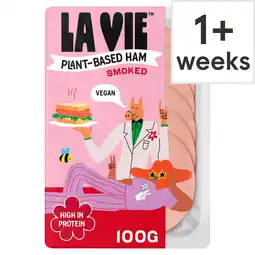 Tesco La Vie Plant-Based Ham - Smoked 100g offer