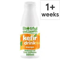 Tesco Biotiful Gut Health Kefir Drink Mango 500ml offer