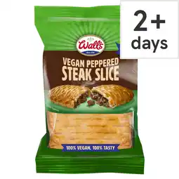 Tesco Wall's Vegan Peppered Steak Slice 180g offer