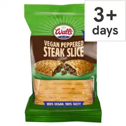 Tesco Wall's Vegan Peppered Steak Slice 180g offer