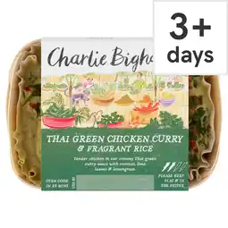 Tesco Charlie Bigham's Thai Green Chicken Curry & Fragrant Rice 403g offer