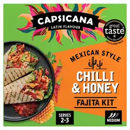 Tesco Capsicana Mexican Chilli & Honey Fajita Kit 335g offer