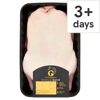 Tesco Gressingham Whole Duck With Giblets 1.8Kg offer