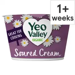 Tesco Yeo Valley Organic Soured Cream 200G offer