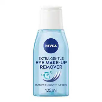 Tesco Nivea Gentle Eye Make Up Remover 125M offer