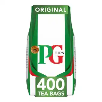 Tesco PG Tips Original Tea Bags 400 Pack 1.16kg offer