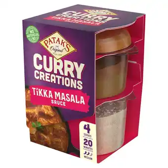 Tesco Patak's Curry Creations Tikka Masala Sauce Kit 160g offer