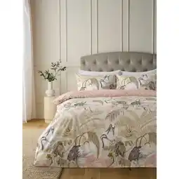 Asda George Home Oriental Cranes Duvet Set - Double offer