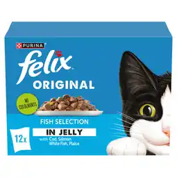 Asda Felix Original Fish Selection in Jelly 12 x 85g (1.02kg) offer