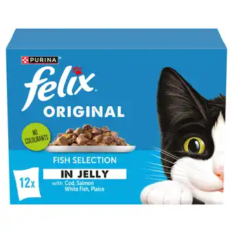 Asda Felix Original Fish Selection in Jelly 12 x 85g (1.02kg) offer