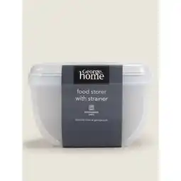 Asda George Home Food Storer with Strainer offer