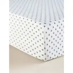 Asda George Home Ditsy Stamp Easycare Fitted Sheet - King offer