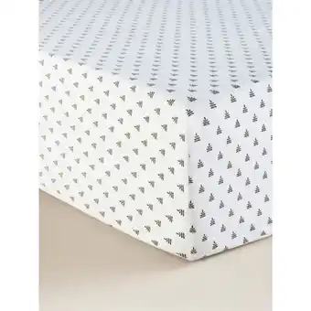Asda George Home Ditsy Stamp Easycare Fitted Sheet - King offer