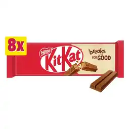 Morrisons KitKat 2 Finger Milk Chocolate Biscuit Bars 8 Pack Multipack offer