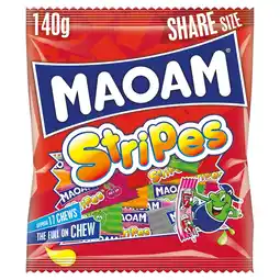 Morrisons Maoam Stripes Sweets Share Bag 140g offer