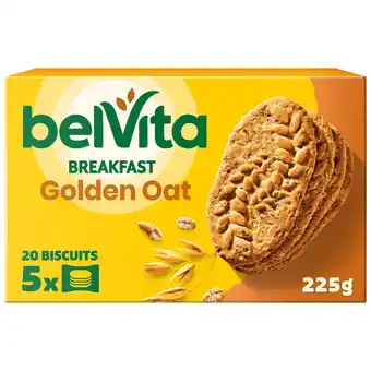 Morrisons Belvita Breakfast Golden Oats Cereal Bars 5 Pack offer