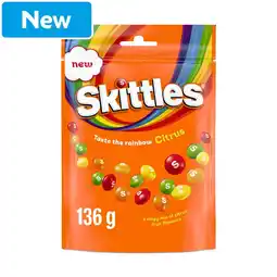 Morrisons Skittles Citrus 136g offer