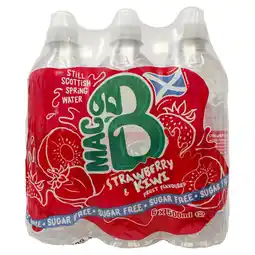 Morrisons Mac B Strawberry & Kiwi Water offer