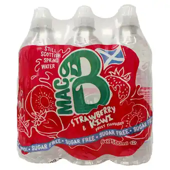 Morrisons Mac B Strawberry & Kiwi Water offer