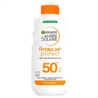 Morrisons Ambre Solaire Hydra Protect Milk SPF 50+ 175ml offer