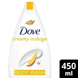 Morrisons Dove Body Wash Creamy Indulge 450ml offer