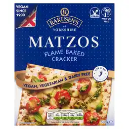 Morrisons Rakusens Flame Baked Matzos 300g offer