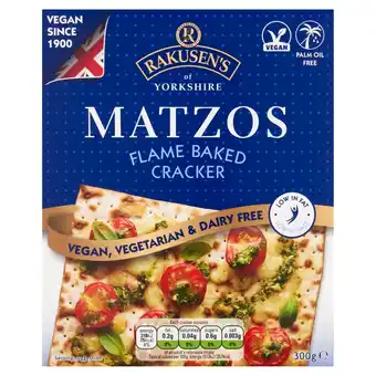 Morrisons Rakusens Flame Baked Matzos 300g offer