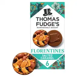 Morrisons Thomas Fudge Salted Caramel Chocolate Florentines 114g offer