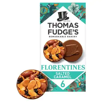 Morrisons Thomas Fudge Salted Caramel Chocolate Florentines 114g offer