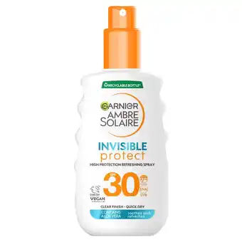 Morrisons Ambre Solaire Invisible Protect Spray SPF 30 150ml offer