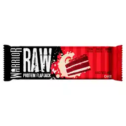 Morrisons Warrior Raw Protein Flapjack Red Velvet Cake 75g offer