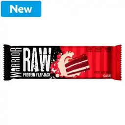Morrisons Warrior Raw Protein Flapjack Red Velvet Cake 75g offer