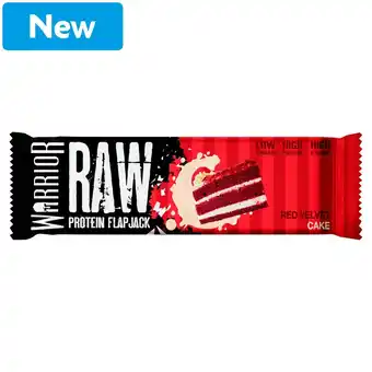 Morrisons Warrior Raw Protein Flapjack Red Velvet Cake 75g offer
