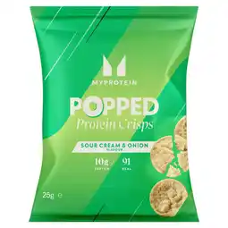 Morrisons Myprotein Protein Crisps Sour Cream & Onion 25g offer