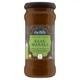 Morrisons Morrisons The Best Punjabi Style Saag Masala Sauce Mild 340g offer
