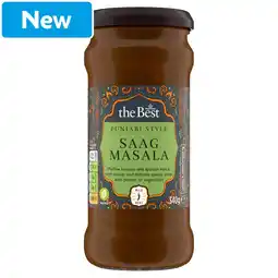 Morrisons Morrisons The Best Punjabi Style Saag Masala Sauce Mild 340g offer