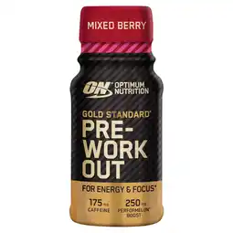 Morrisons Optimum Nutrition Pre Workout Shot Mixed Berry offer